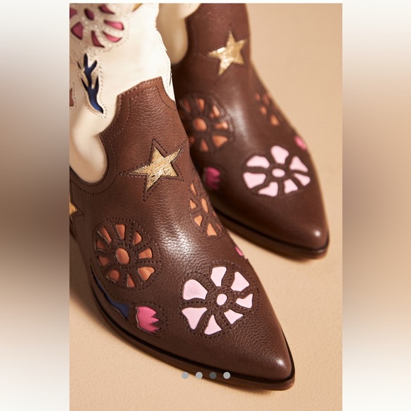 🌟SOLD🌟Anthropologie NWT Dolce Vita Lassie Cowboy Boots size 7. - Picture 3 of 7